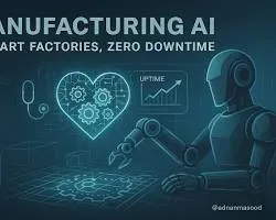 Infographic illustrating 99.9% machine uptime and significant monthly utility cost reduction