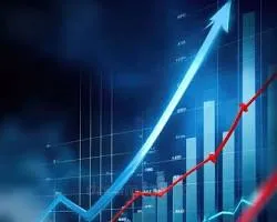 Business growth visualization with financial charts and ROI data