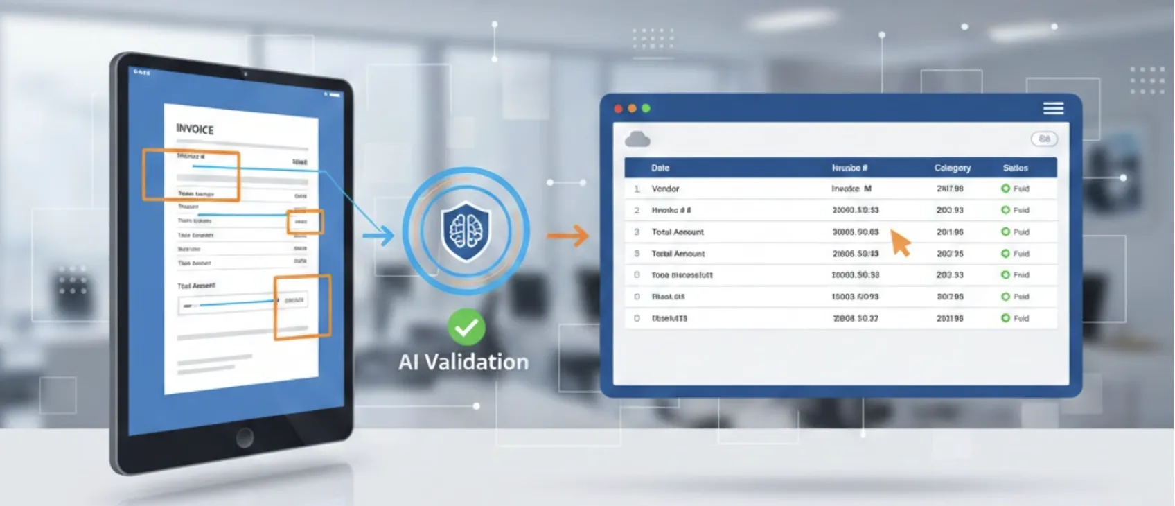 Automated digital invoice processing intelligence