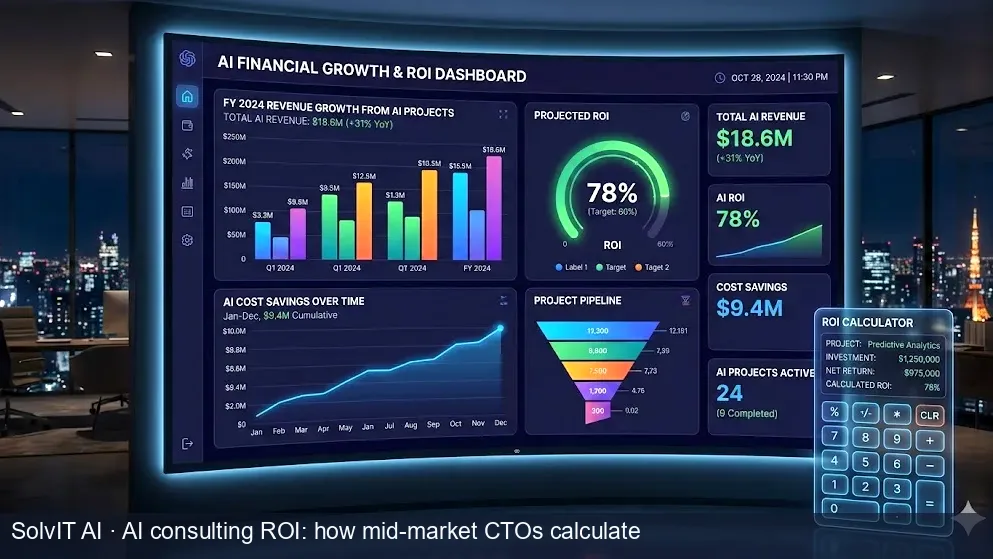 Calculating enterprise AI consulting ROI